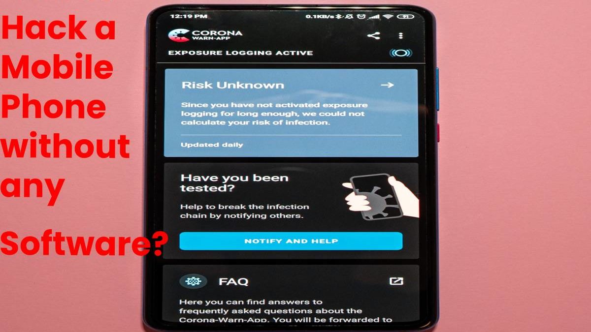 How to Hack a Mobile Phone without any Software?