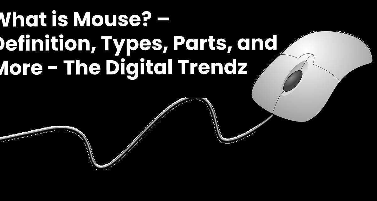What is Mouse? Definition, Types, Parts, and More The Digital Trendz