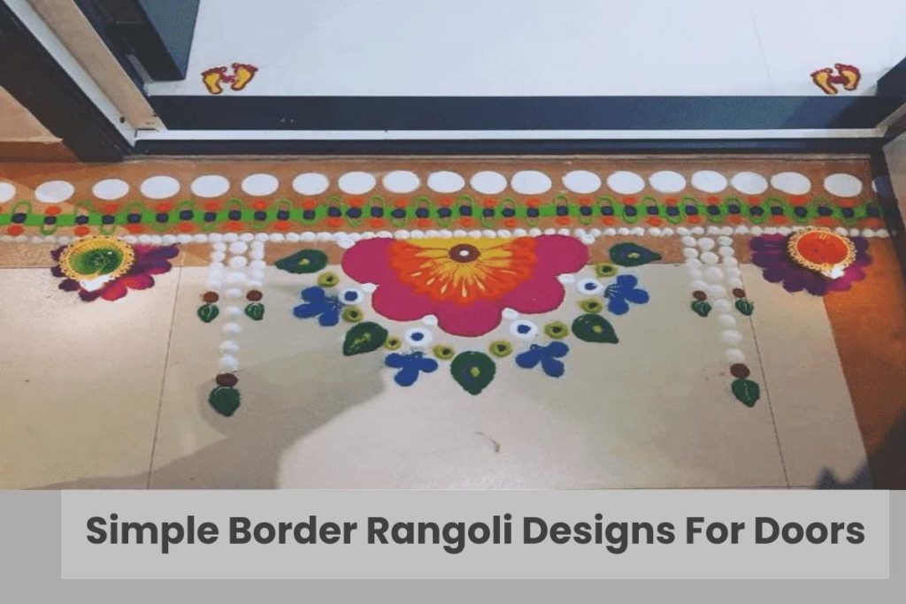 Simple Border Rangoli Designs For Doors