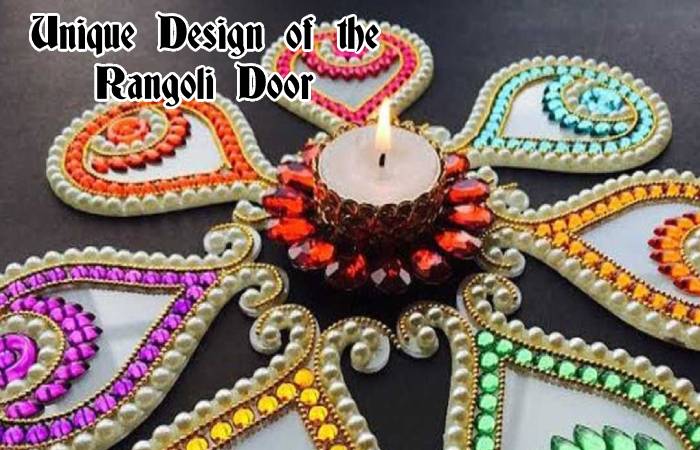 Unique Design of the Rangoli Door