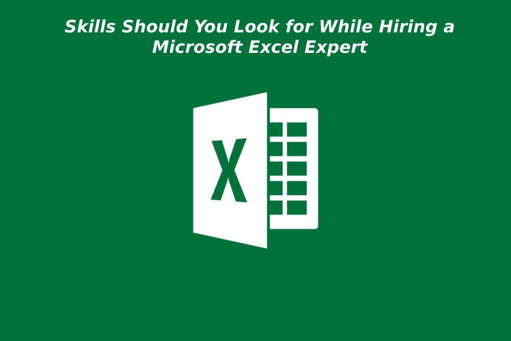 Skills Should You Look for While Hiring a Microsoft Excel Expert